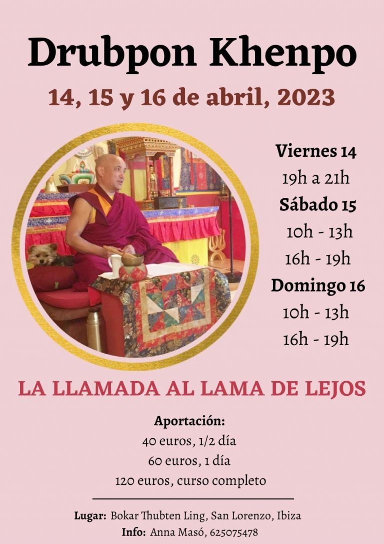 Drubpon Khenpo abril 2023