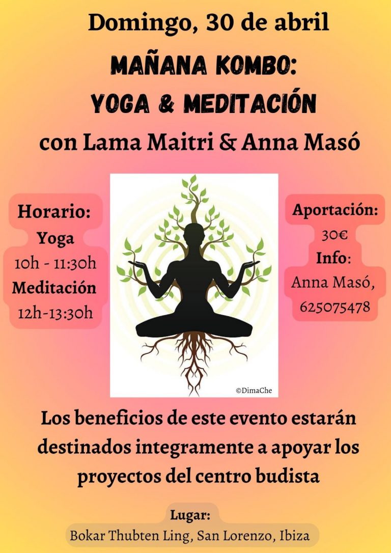 Yoga & Meditación . 30 de abril en Bokar Thubten Ling