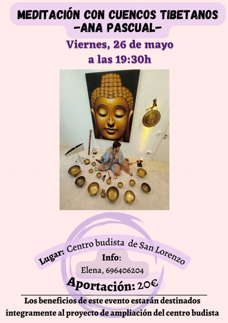 Meditación con Cuencos Tibetanos 26 de mayo