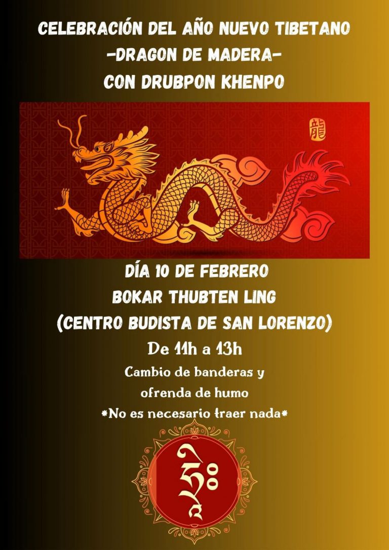 Año nuevo tibetano – DRAGON DE MADERA 10 de febrero