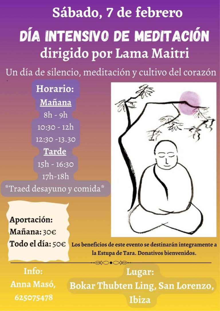 Sábado 7 de febrero . Lama Maitri