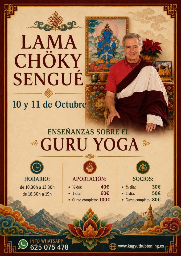 Lama Chöky Sengué 10 y 11 de octubre de 2026