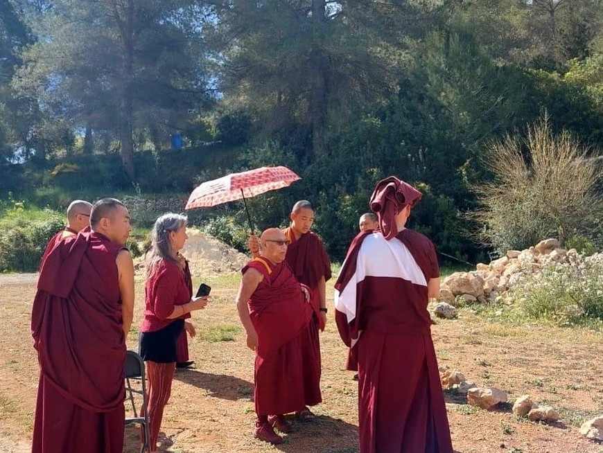 Bendici&oacute;n Estupa de Tara por Bokar Rimpoche